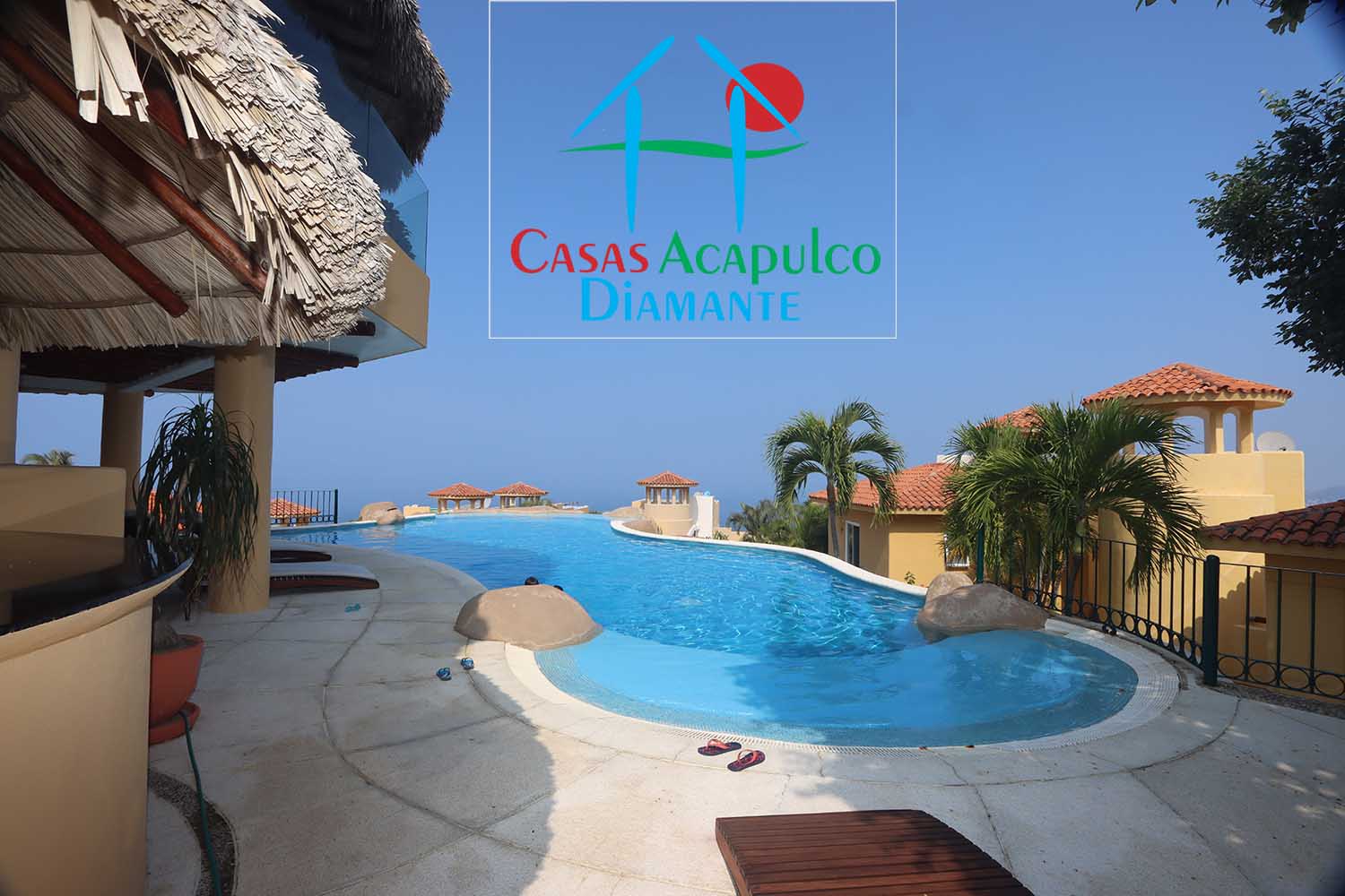 Los Celajes - Palapa y alberca 1 Los Celajes - Palapa y alberca 1